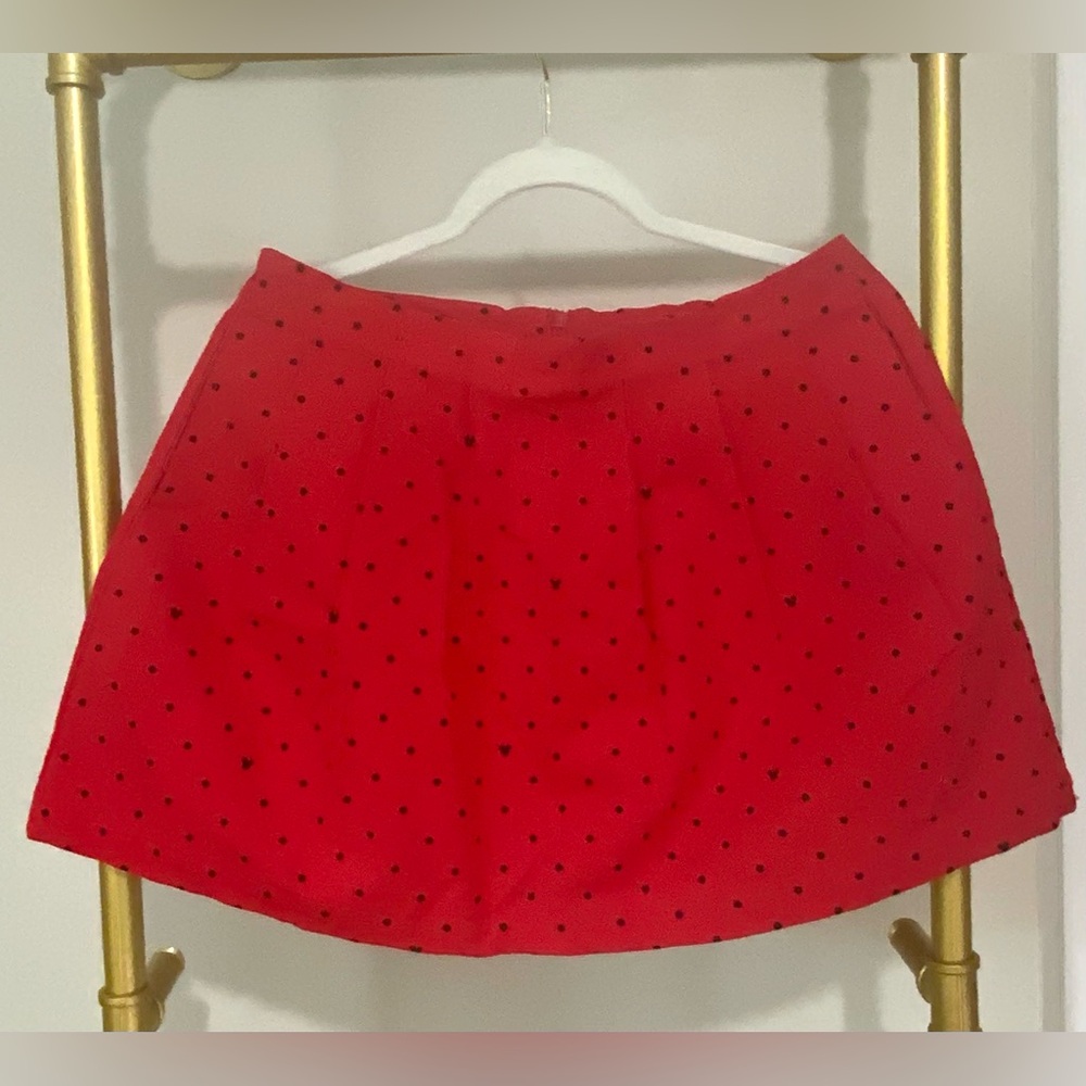 NWT-Oh My Disney Red Polka Dot Mouse Skirt